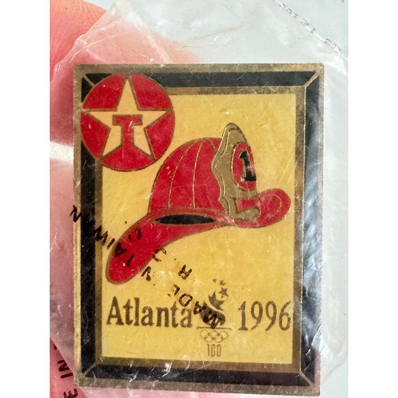 Vintage 1996 Texaco Olympic Pin Set of 6 Atlanta Enamel Collectors Memorabilia - Picture 4 of 10
